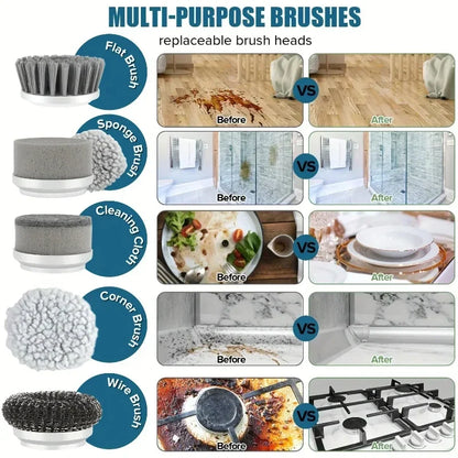 Effortless Electric Spin Scrubber