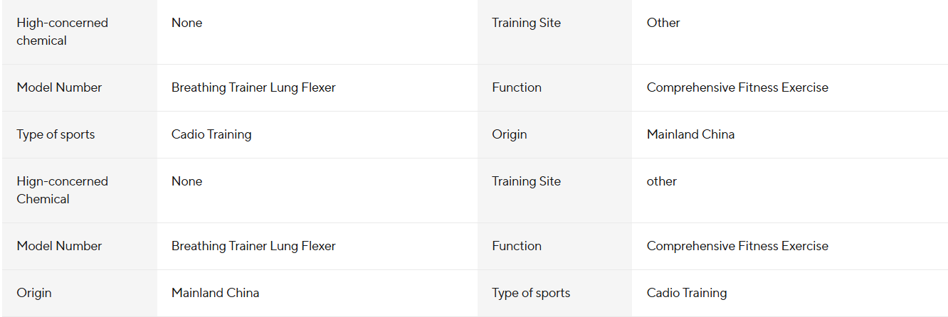 Breathing Trainer Lung Flexer Durable Fitness