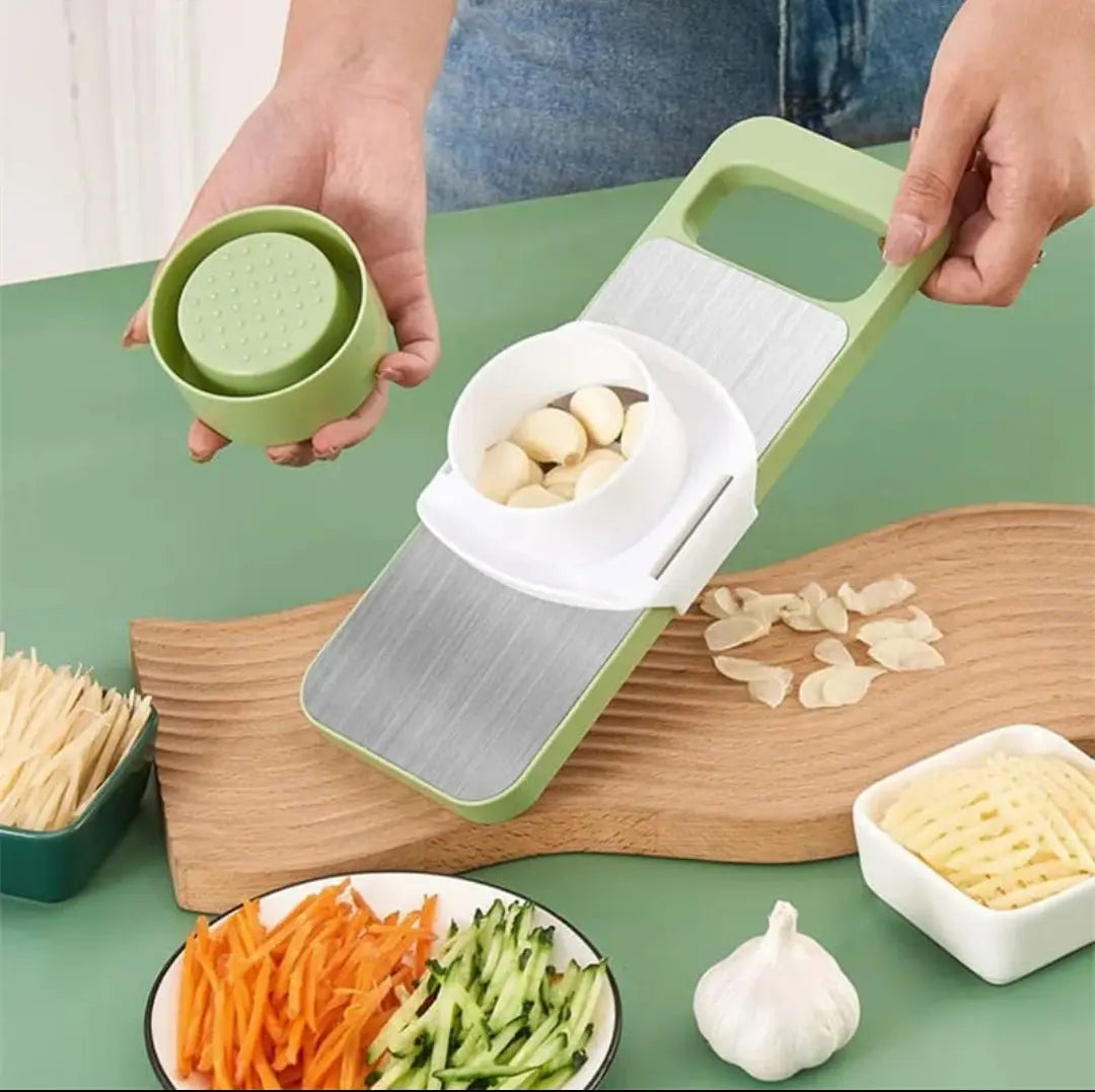 5in1 Vegetable Cutter | Multifunctional Stainless Steel Vegetable Cutter & Slicer | Kitchen Tool Daily Home