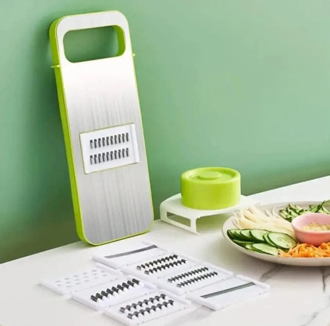 5in1 Vegetable Cutter | Multifunctional Stainless Steel Vegetable Cutter & Slicer | Kitchen Tool Daily Home