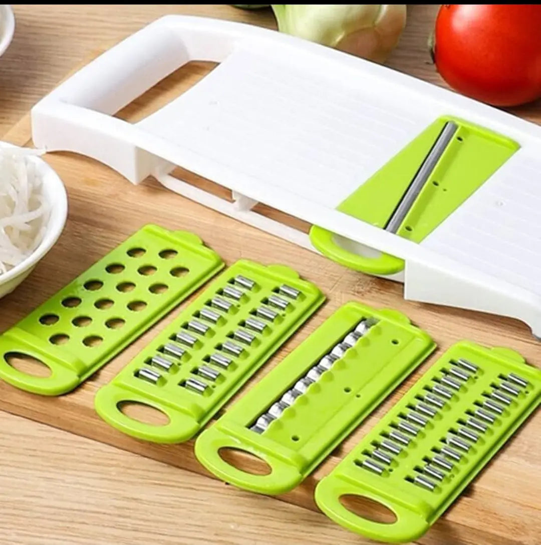 5in1 Vegetable Cutter | Multifunctional Stainless Steel Vegetable Cutter & Slicer | Kitchen Tool Daily Home