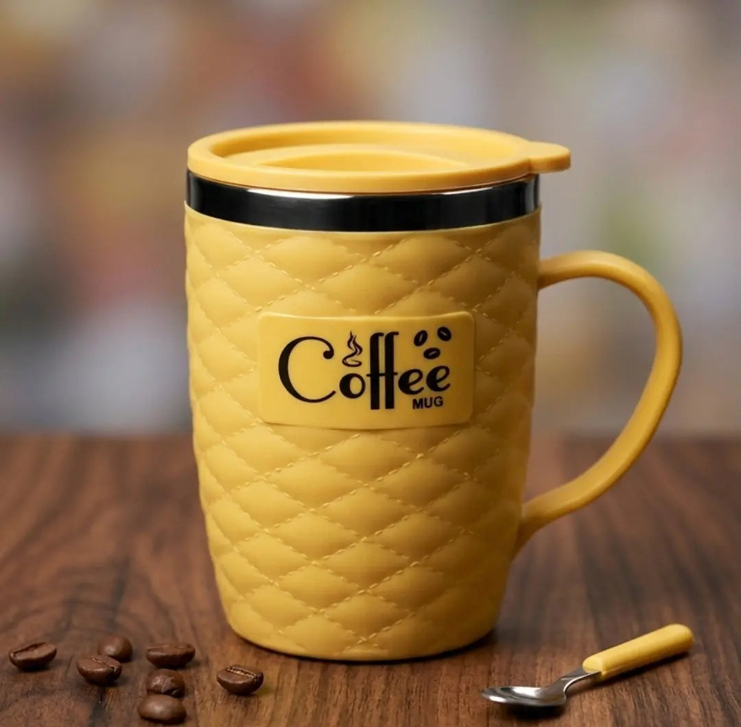 Eco Sip Stainless Steel Coffee Mug 400ml – Insulated Travel Cup BPA Free Daily Home