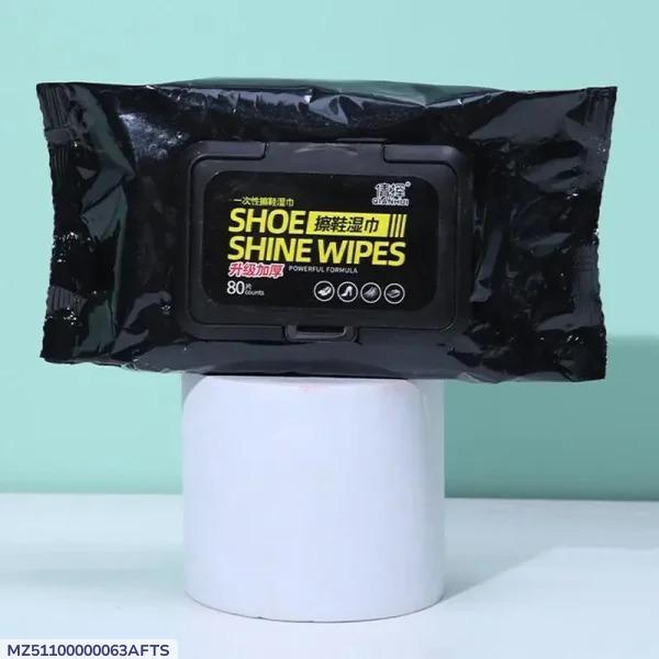 Shoe Cleaning Wipes 80 Pcs Black